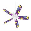 Crazy Hearts - Ceiling Fan Skin Kit fits most 42 inch fans (FAN and BLADES SOLD SEPARATELY) view 1