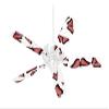 Butterflies Pink - Ceiling Fan Skin Kit fits most 42 inch fans (FAN and BLADES SOLD SEPARATELY) view 1