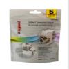 Legrand - OnQ Recessed Keystone Coax Insert, F Keystone Connector, 3GHz Keystone F-81 Coupler, Nickel, White, 5 Pack, F3481WHV5 view 3