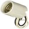 Leviton 8756-J Mogul Base Keyless Porcelain Lampholder 1500W White view 1
