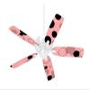 Lots of Dots Pink on Pink - Ceiling Fan Skin Kit fits most 42 inch fans (FAN and BLADES SOLD SEPARATELY) view 1