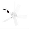 Pastel Butterflies Red on Black - Ceiling Fan Skin Kit fits most 42 inch fans (FAN and BLADES SOLD SEPARATELY) view 1