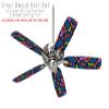 Crazy Dots 02 - Ceiling Fan Skin Kit fits most 42 inch fans (FAN and BLADES SOLD SEPARATELY) view 2