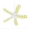 Smileys on White - Ceiling Fan Skin Kit fits most 42 inch fans (FAN and BLADES SOLD SEPARATELY) view 1