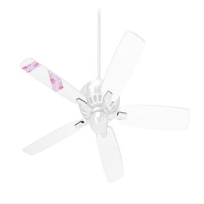 Flamingos on Pink - Ceiling Fan Skin Kit fits most 42 inch fans (FAN and BLADES SOLD SEPARATELY)