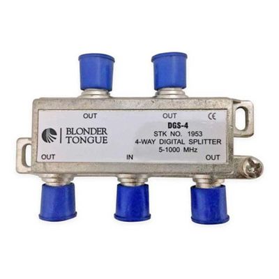 Blonder Tongue Four Way Splitter for Antenna Or Catv - 5Mhz ~ 1000Mhz - 1953