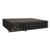 Tripp Lite Switched PDU, 7.4kW Single Phase, 230V, 16 Outlets (C13), IEC-309 32A Blue, 12ft. Cord, 2U Rack-Mount Power, TAA (PDUMH32HVNET) , Black view 1