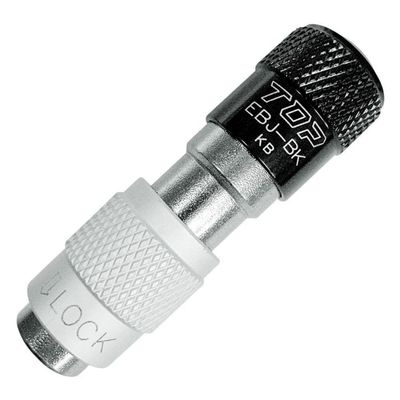 Top Industry EBJ-BK One-Touch Bit Joint Black Hex Shank Pillhole Drill Impact Driver Attachment Holder Tsubame Sanjo Made in Japan