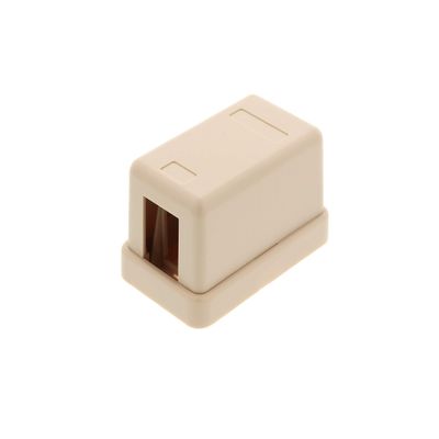 Networx Keystone Jack Surface Mount Boxes (1 Port, Ivory)