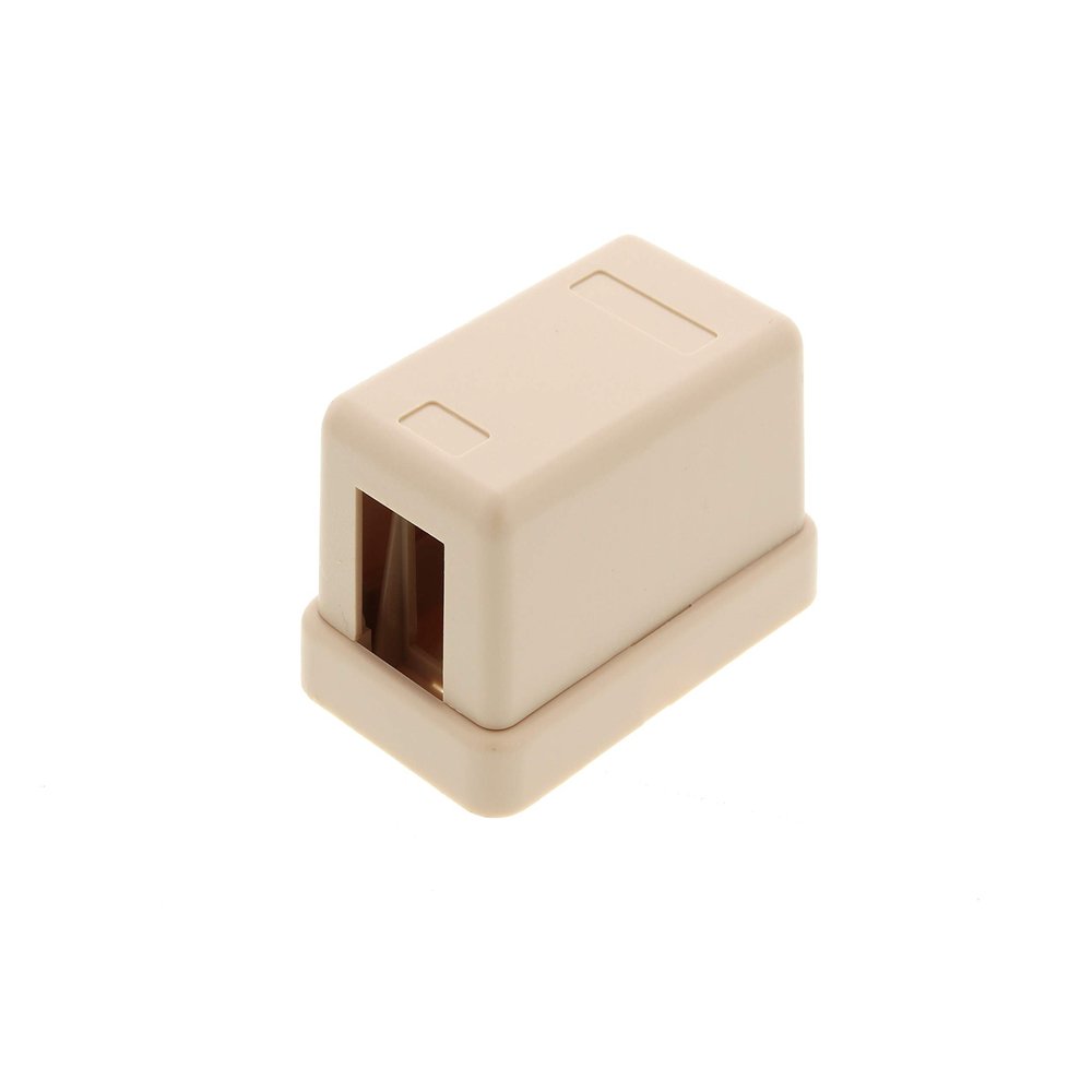 Networx Keystone Jack Surface Mount Boxes (1 Port, Ivory)