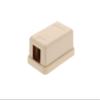 Networx Keystone Jack Surface Mount Boxes (1 Port, Ivory) view 1