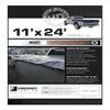 11x24 Super Heavy Duty Black Dry Top Poly Truck Tarp (11'x24') view 3