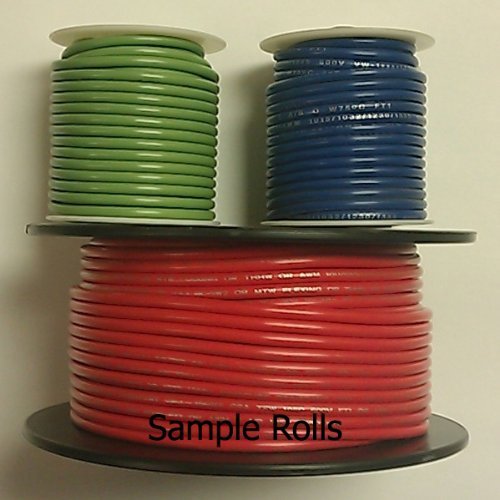 GPW RED 14AWG Stranded 600V Hook Up Wire - 100' Roll