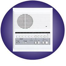 Aiphone 10-Call Intercom Master Station with All-Call, Semi-Flush Mount