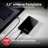 500GB Intenso USB3.0 Memory Case 2.5-inch Slim Portable Hard Drive view 2