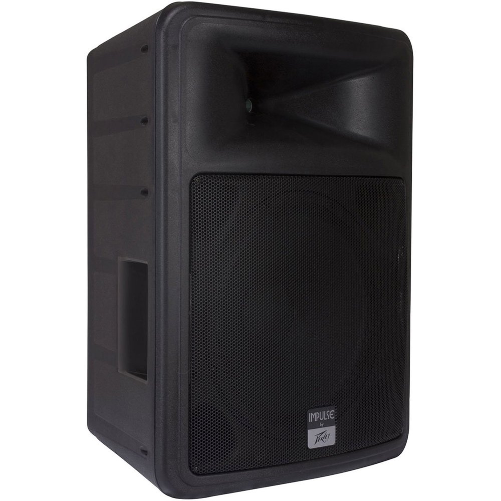 Peavey IMPULSE1015BLACK Impulse 1015 8 15" Weather Resistant 2-Way Loudspeaker, Single, Black
