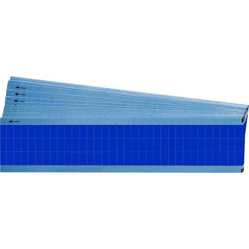 Brady TMM-COL-LB-PK 0.50" Marker Length, B-702 Vinyl, Light Blue NEMA Color Wire Marker Card (Pack of 25 Card)