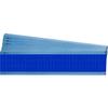 Brady TMM-COL-LB-PK 0.50" Marker Length, B-702 Vinyl, Light Blue NEMA Color Wire Marker Card (Pack of 25 Card) view 1