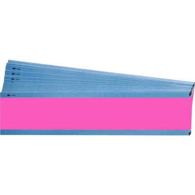 Brady TMM-COL-PK-PK 0.50" Marker Length, B-702 Vinyl, Pink NEMA Color Wire Marker Card (Pack of 25 Card)