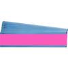 Brady TMM-COL-PK-PK 0.50" Marker Length, B-702 Vinyl, Pink NEMA Color Wire Marker Card (Pack of 25 Card) view 1
