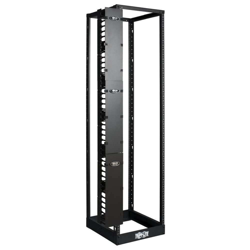 TRIPP LITE SRCABLEVRT6 Vertical Cable Manager for Open Frame Rack 6-Inch Wide - 6 Feet