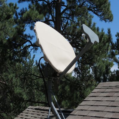 Dish Network TurboHD Dish Satellite Cover - Color Biege