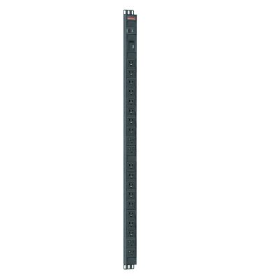 Maruson 24 Outlets Surge Protected Rack Mount PDU Power Strip for Network Server Racks - 20A, 120V - 1050 Joules Protection, 10ft Power Cord with 5-20P, 0U Vertical, PDU-V2024S