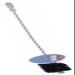 Commercial Floor Drain Cleaning Brush with Splash Guard for 3" and 4" drains