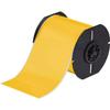 Brady B30C-4000-581-YL 100' Length x 4" Width, B-581 Repositional Vinyl, Yellow BBP31 Film view 1