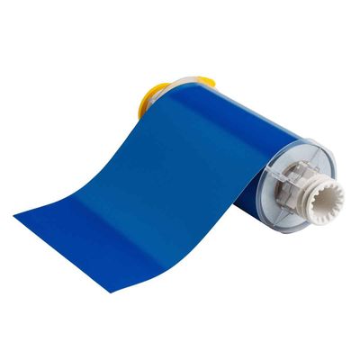Brady 13656 PowerMark 50' Length x 7" Width, B-580 Vinyl Film, Blue Indoor/Outdoor Tape