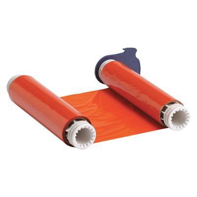 Brady 13519 PowerMark 200' Length x 8.8" Width, Orange Single Color Ribbon
