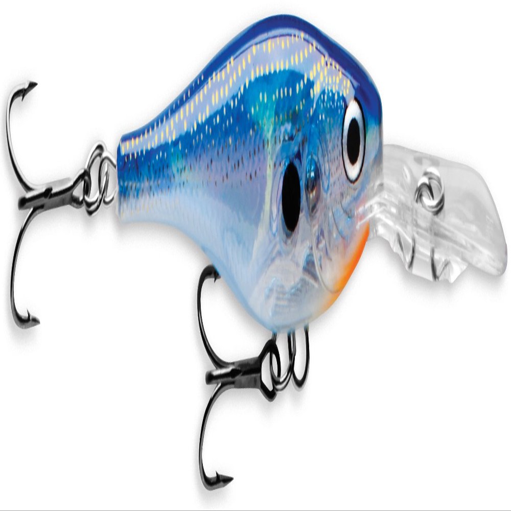 Rapala Glass Shad Rap 04 Fishing lure, 1.5-Inch, Glass Blue Shad