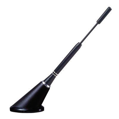 AUTO-STYLE 100% Brass Antenna Aero X, length 150mm - black