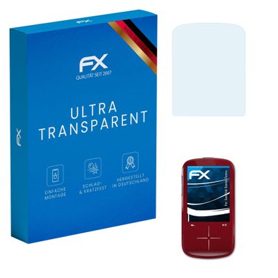 atFoliX Screen Protection Film suitable for Sandisk Sansa Fuze+, Screen Protector ultra-clear FX Protective Film (3X)