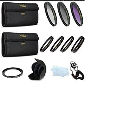 67mm Lens Filter Kit For Canon SX40 HS SX50 HS, SX60 HS, SX520 HS, SX530 HS, SX540 HS Digital Camera Includes Filter Adapter (Replaces FA-DC67A) + Close Up Lens Kit Includes +1 +2 +4 +10 + 3pc Filter Kit + More