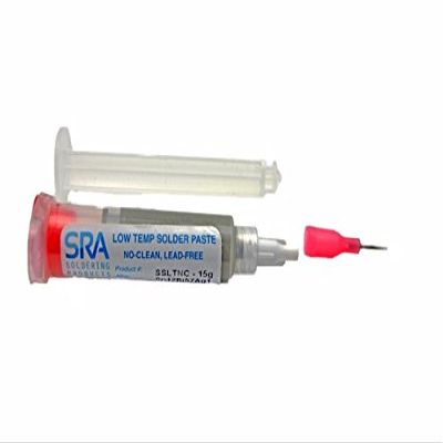 SRA Low Temperature Lead Free Solder Paste T3-15 Grams