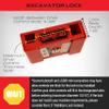 Equipment Lock Excavator Lock - Anti Theft Lock for Earth Movers and Heavy Equipment - Excavator Accessories and Security Devices view 4