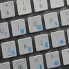 MAC Russian Cyrillic Keyboard Labels with Blue Lettering ON Transparent Background view 4