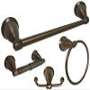 eBuilderDirect Target Oil Rubbed Bronze Bathroom Accessories 4 Pieces with 24" Towel Bar 1101 view 1