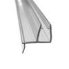 Universal Clear Shower Door Bottom Sweep with Drip Rail for 3/16" and 1/4" Glass - 35 in Long view 3