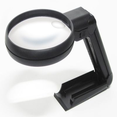 Shinwa Sokutei 75755 A-7 Loupe for Reading, 2X & 4X Bifocal with Stand Light, 3.5 inches (90 mm)