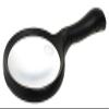 Shinwa Sokutei 75751 A-6 Reading Loupe 2X & 4X Bifocal with LED Light, 4.3 inches (110 mm) view 1