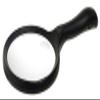 Shinwa Sokutei 75751 A-6 Reading Loupe 2X & 4X Bifocal with LED Light, 4.3 inches (110 mm) view 2