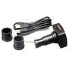 AmScope B100-M Digital Compound Binocular Microscope, 40X-1000X Magnification, Brightfield, Tungsten Illumination, Abbe Condenser, Plain Stage, Includes 1.3MP Camera with Reduction Lens and Software view 3