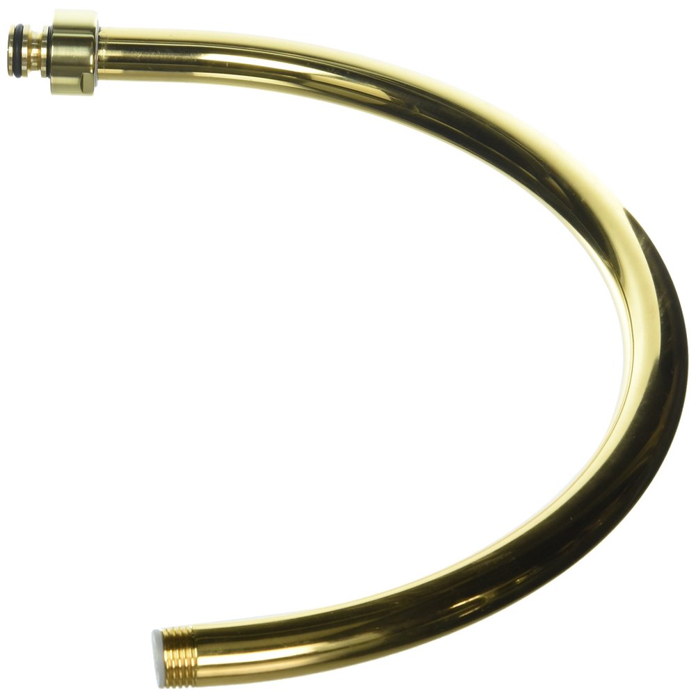 Jaclo 8068-PB Brass High Arc Swivel Showerarm, 180 Degree, Polished Brass