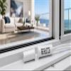 Seco-Larm SM-207-5Q/W Concealed-Mount Magnetic Contact, White, Stubby 3/4" Door & Window Alarm Sensor, Press-Fit Recessed Reed Switch, N/O Closed Loop, 3/8" Gap, Pre-Wired Leads view 4