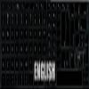 Apple English Non-Transparent Keyboard Stickers ON Black Background for Laptop view 2
