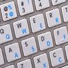APPLE ENGLISH  POLISH NON-TRANSPARENT KEYBOARD DECALS ON WHITE BACKGROUND FOR LAPTOP, DESKTOP AND NOTEBOOK view 4