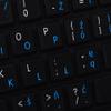 4Keyboard English  Polish Non-Transparent Keyboard Stickers ON Black Background are Compatible with Apple view 3
