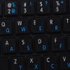 4Keyboard English  Polish Non-Transparent Keyboard Stickers ON Black Background are Compatible with Apple view 4